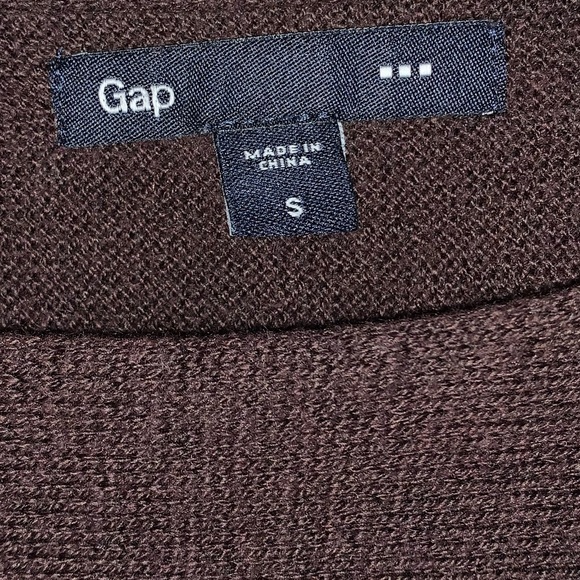 Gap Scoop Neckline Brown Ladies Sweater - Sz Small - Picture 5 of 5